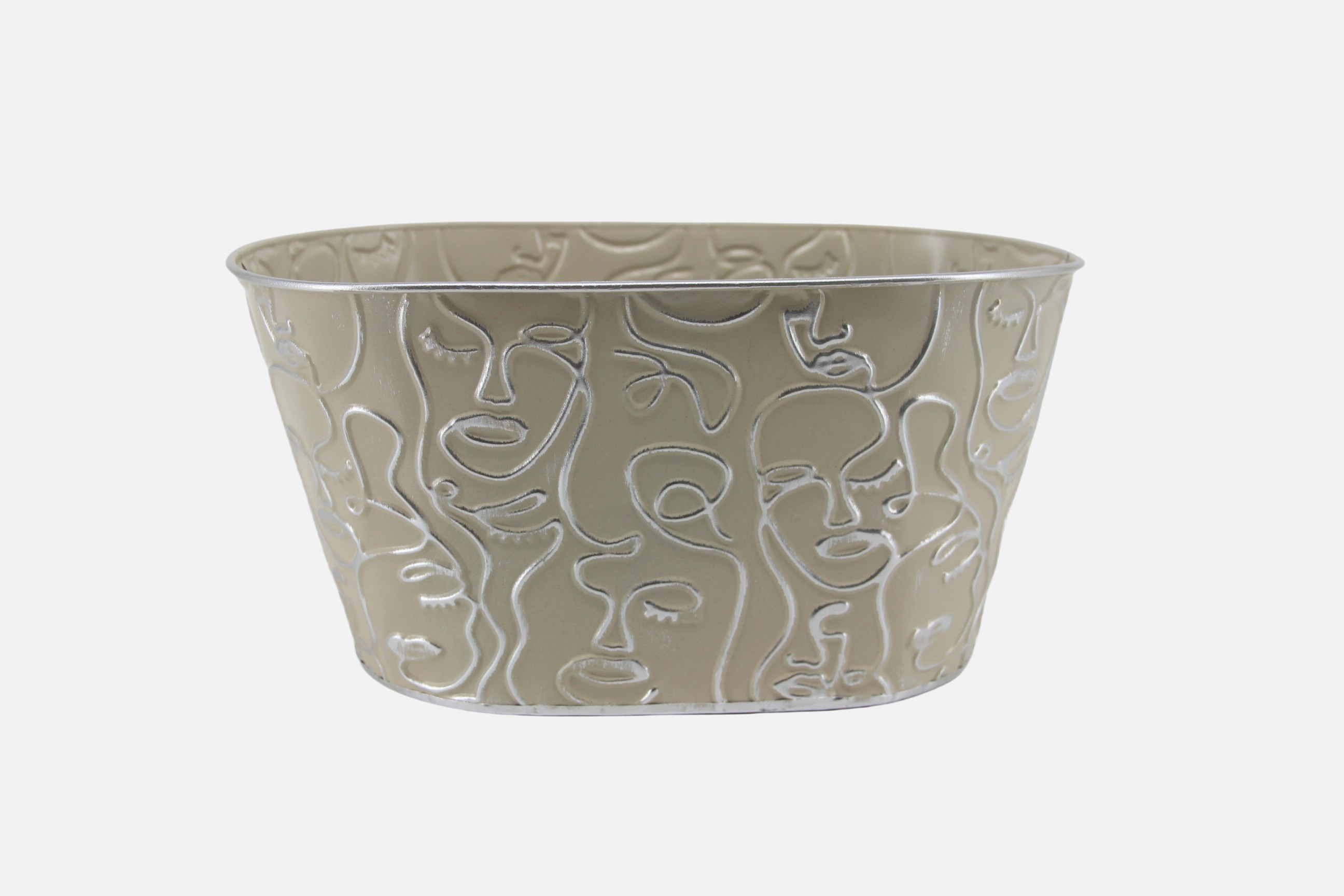 Oval Metal Basket
