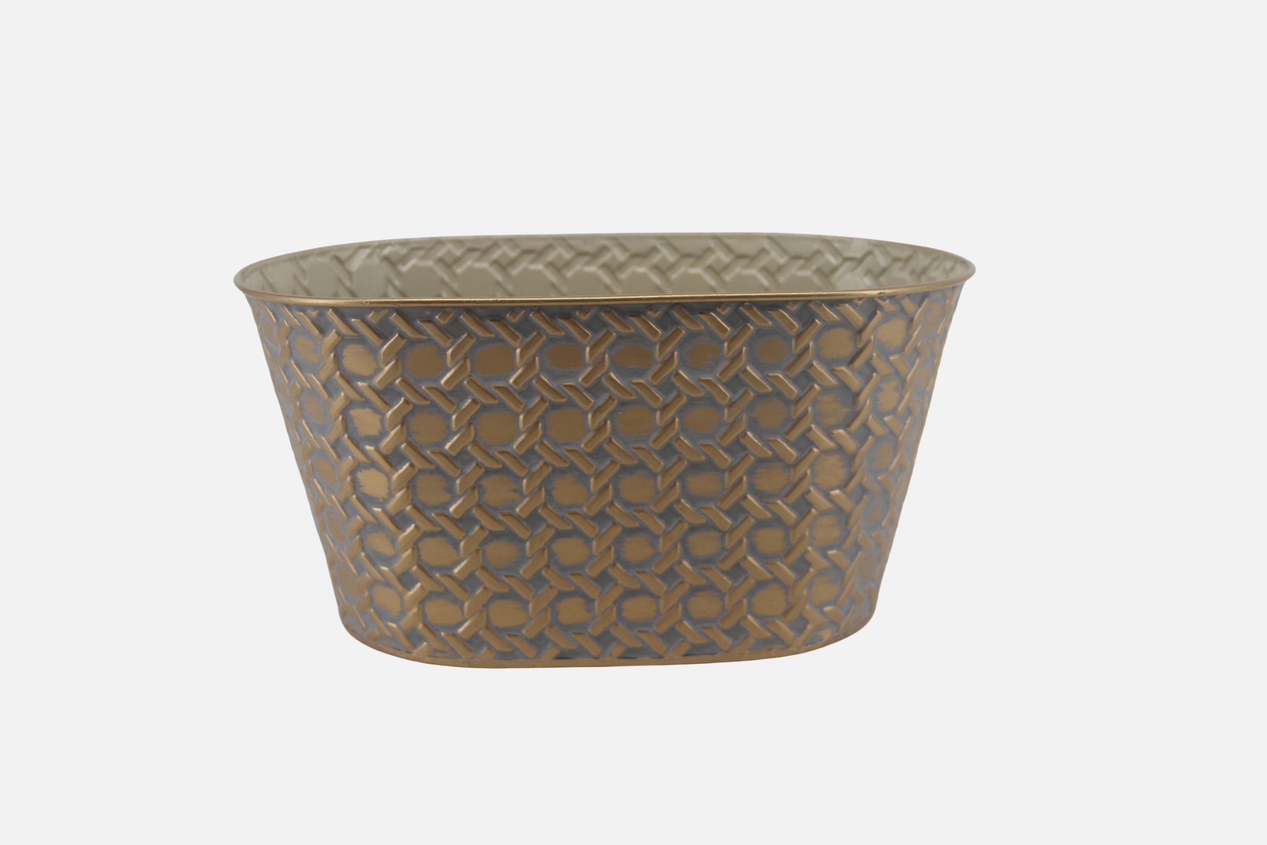 Oval Metal Basket