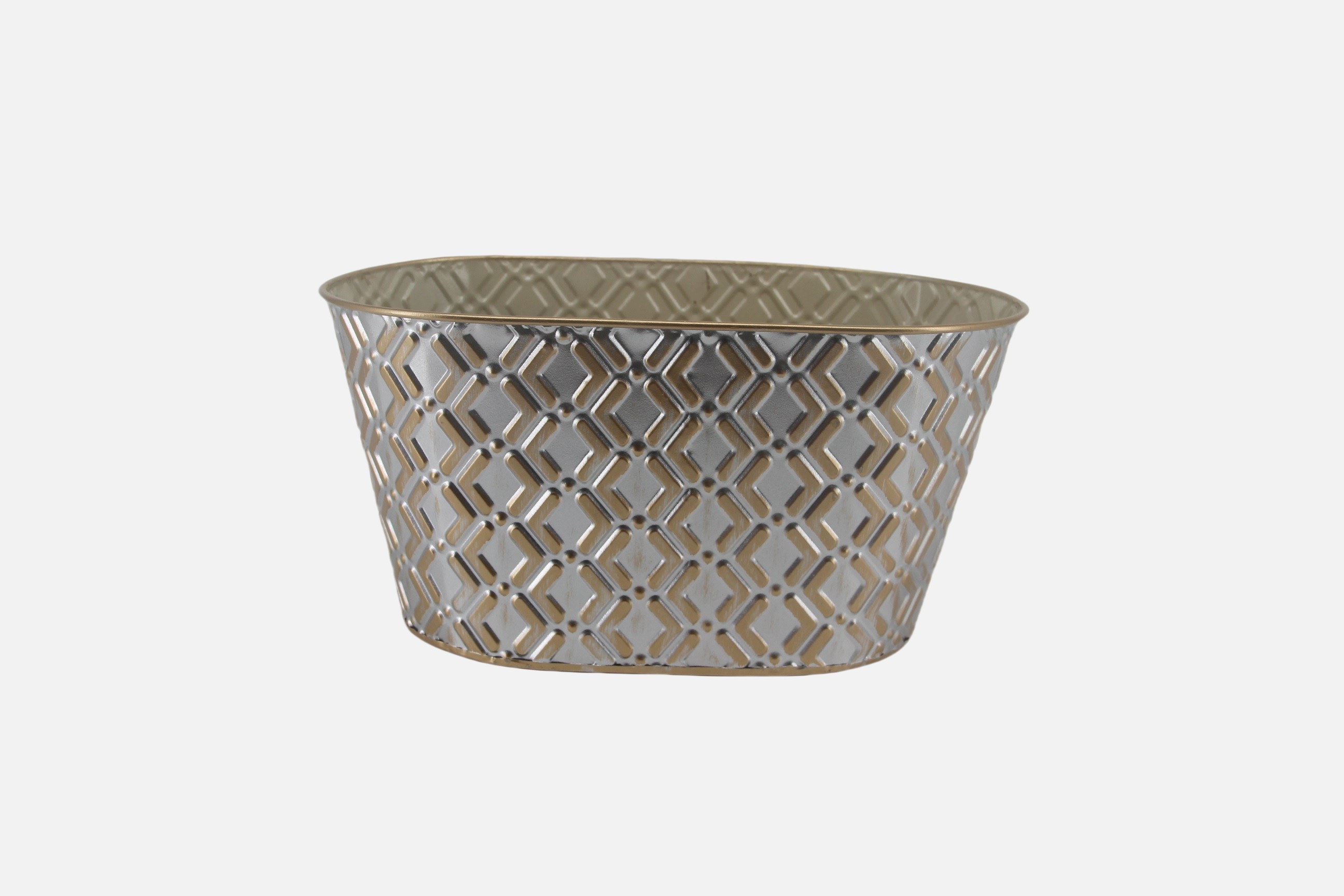 Oval Metal Basket