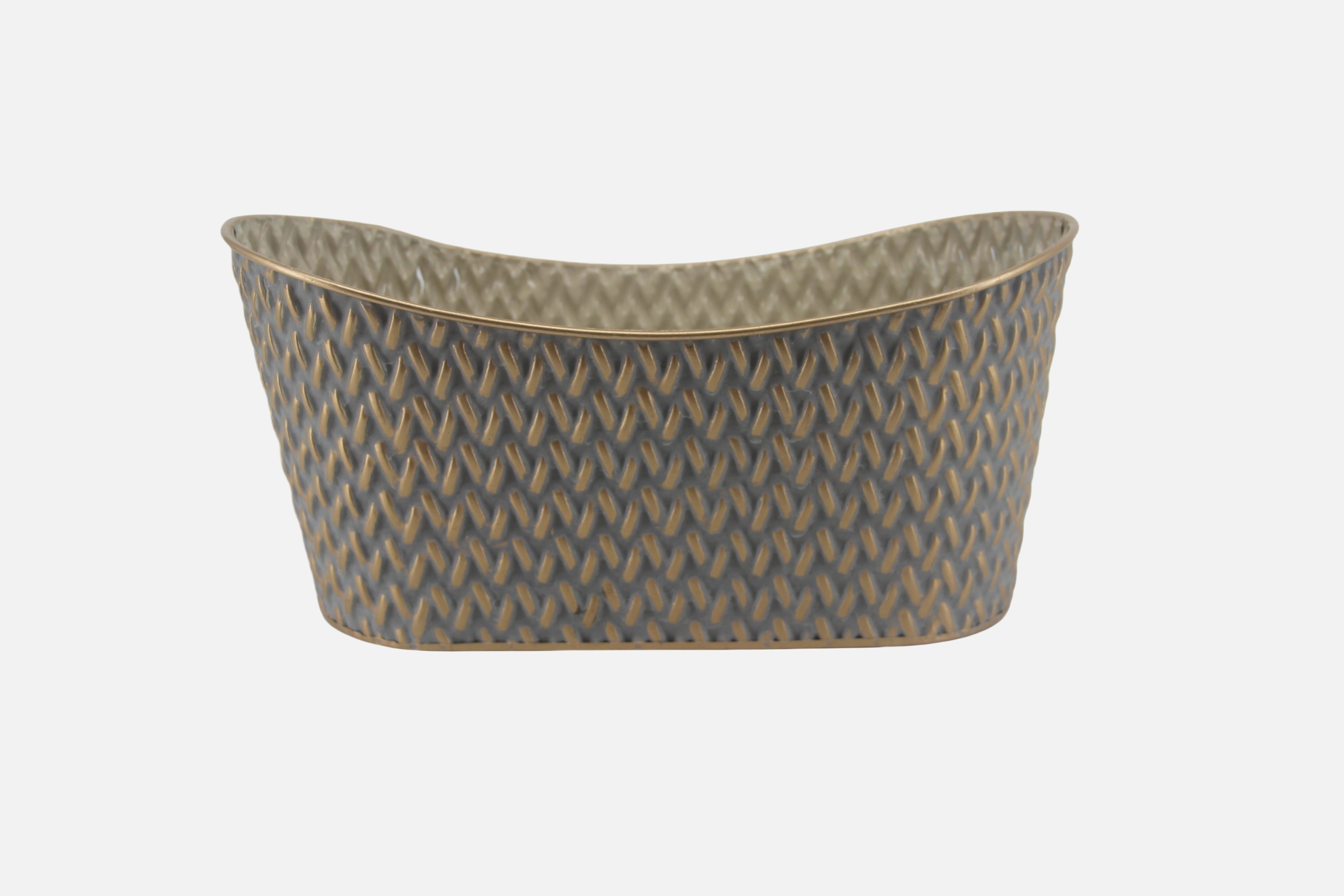 Oval Metal Basket