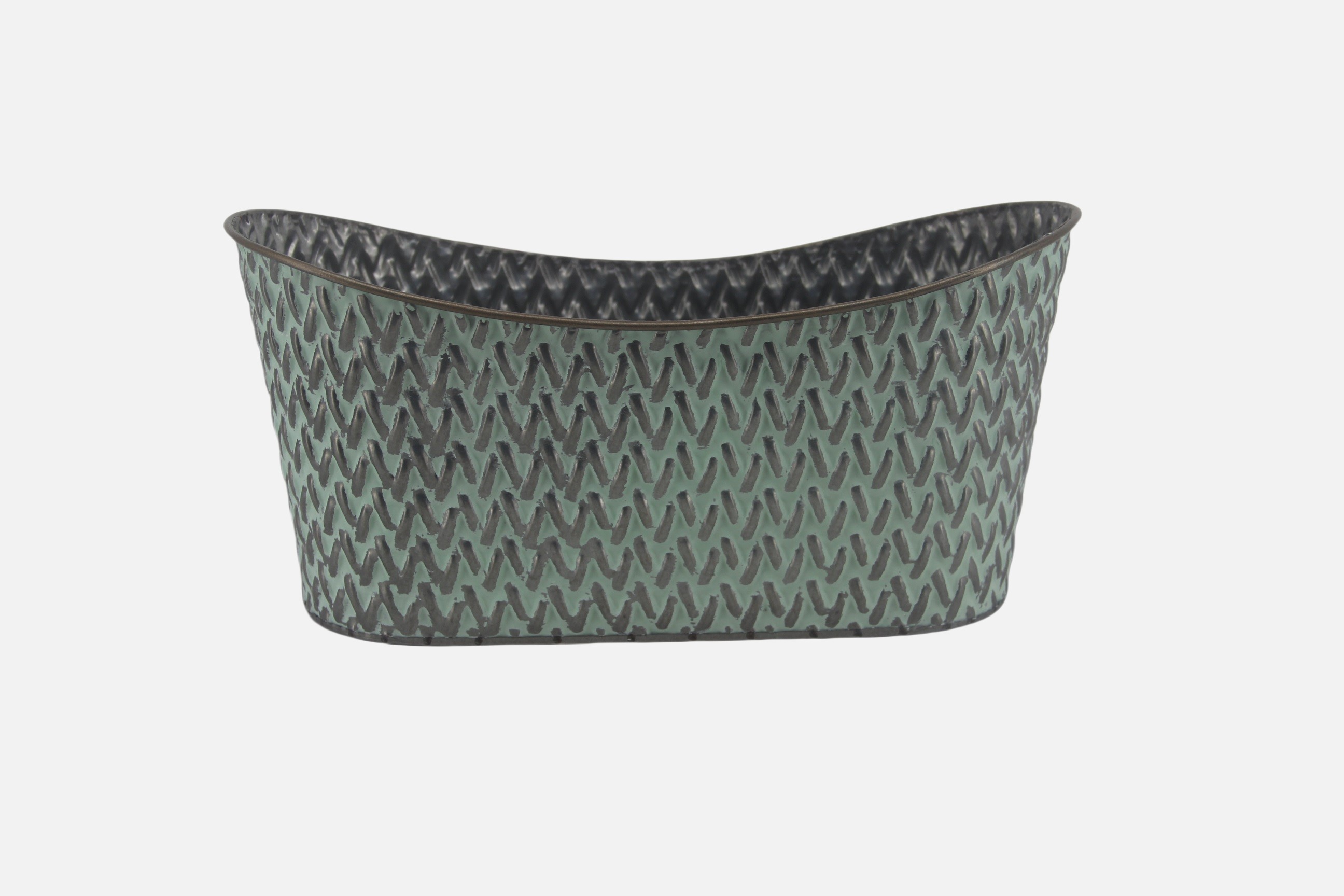 Oval Metal Basket