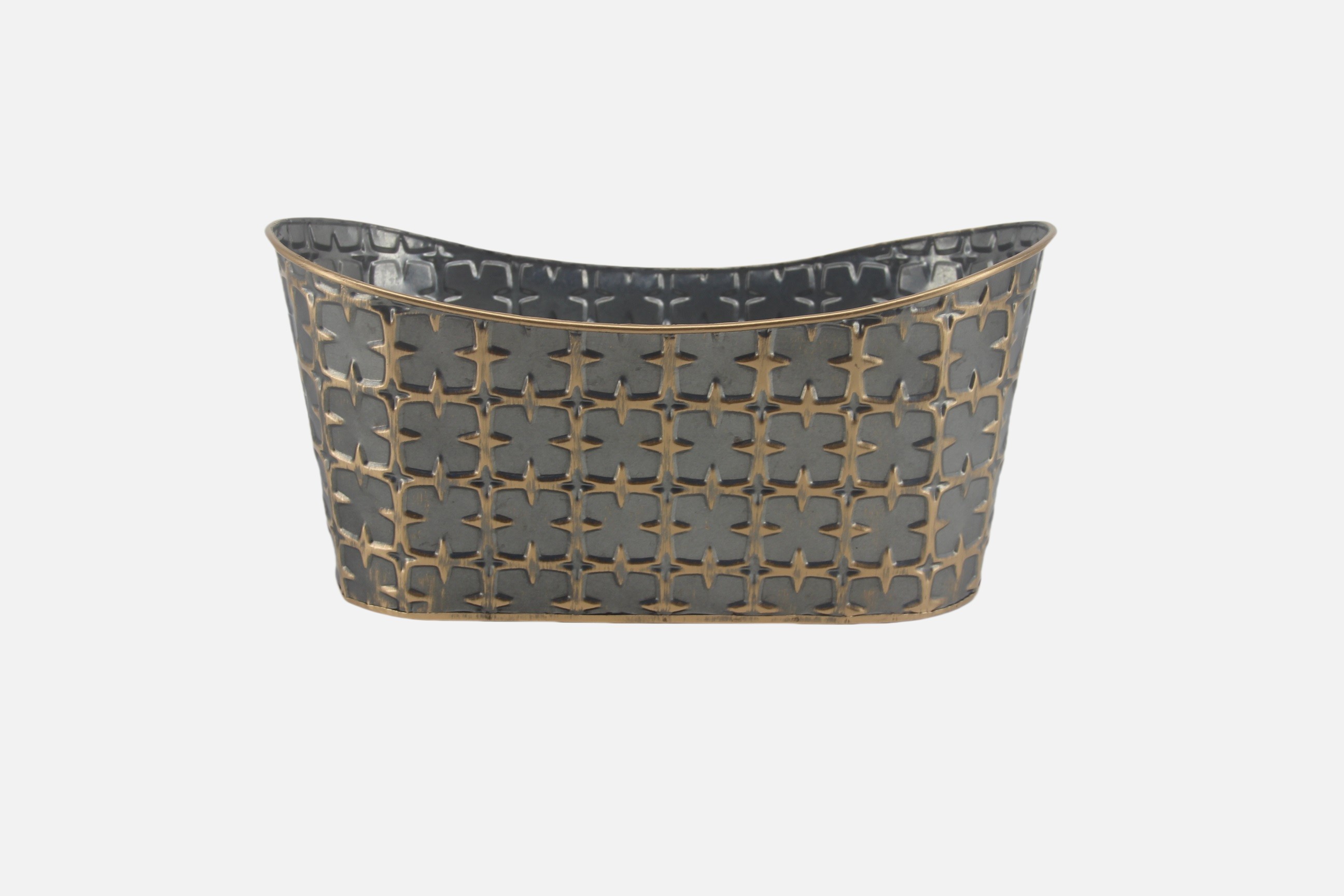 Oval Metal Basket