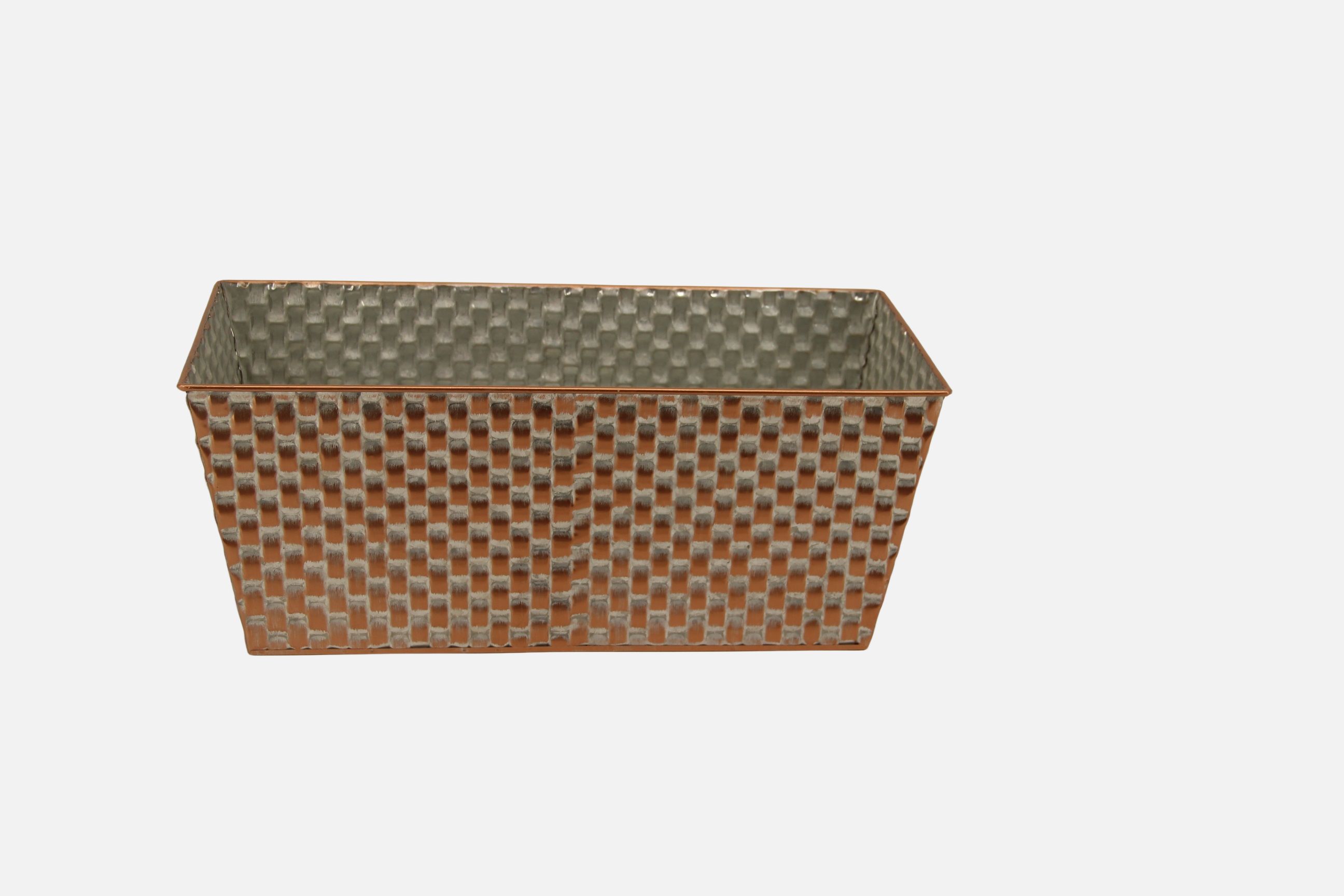 Rect. Metal Basket