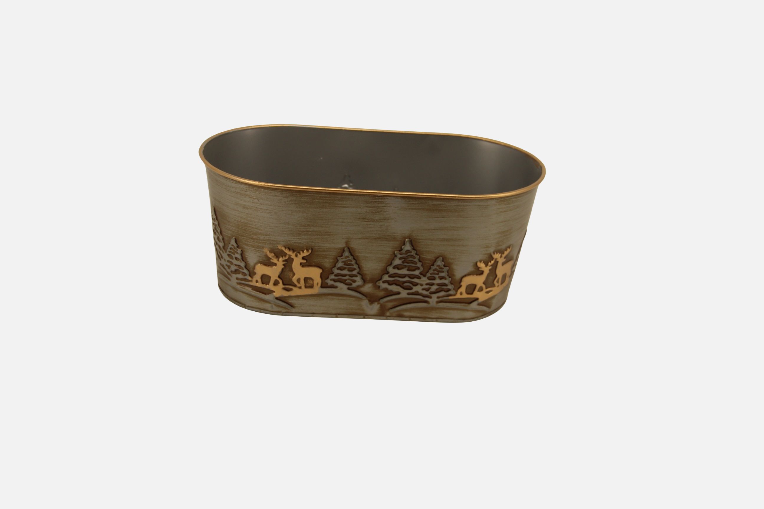 Oval Metal Basket
