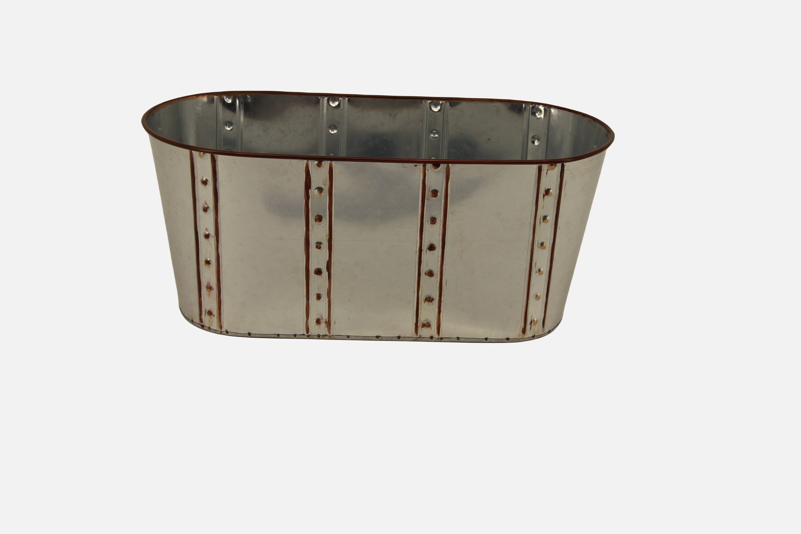 Oval Metal Basket