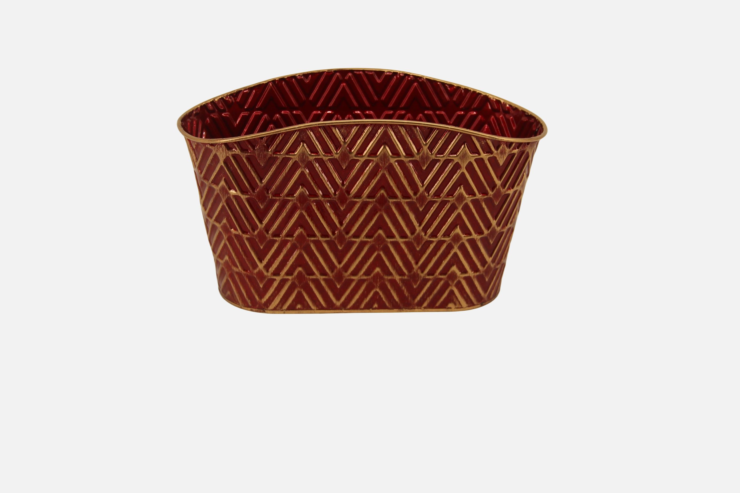 Oval Metal Basket