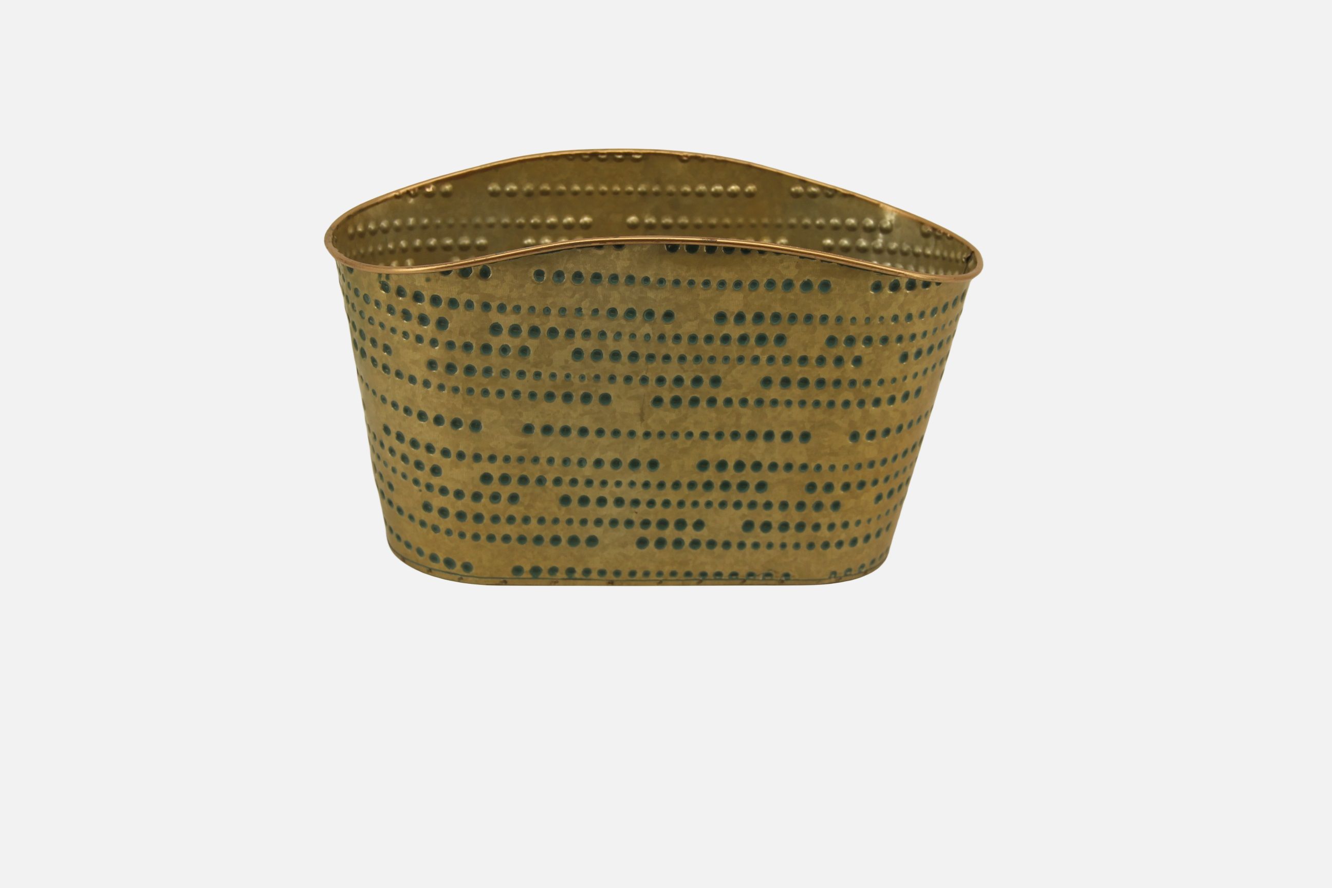Oval Metal Basket