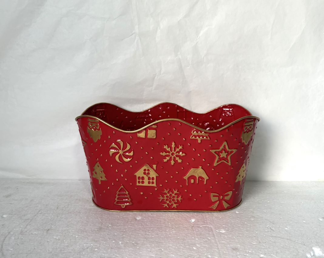 Oval Metal Basket