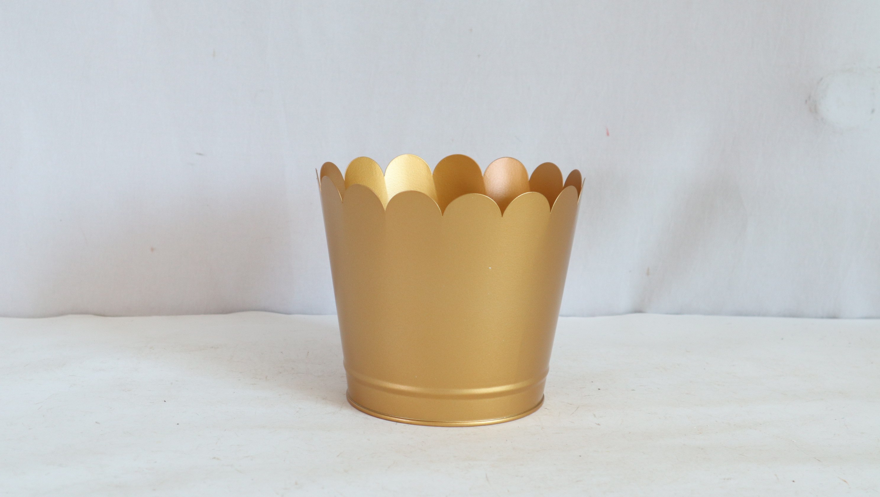 Round Small Metal Bucket Electroplating
